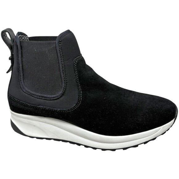 Aquatalia Becky Suede Chelsea Style Platform Sneakers - Picture 3 of 12